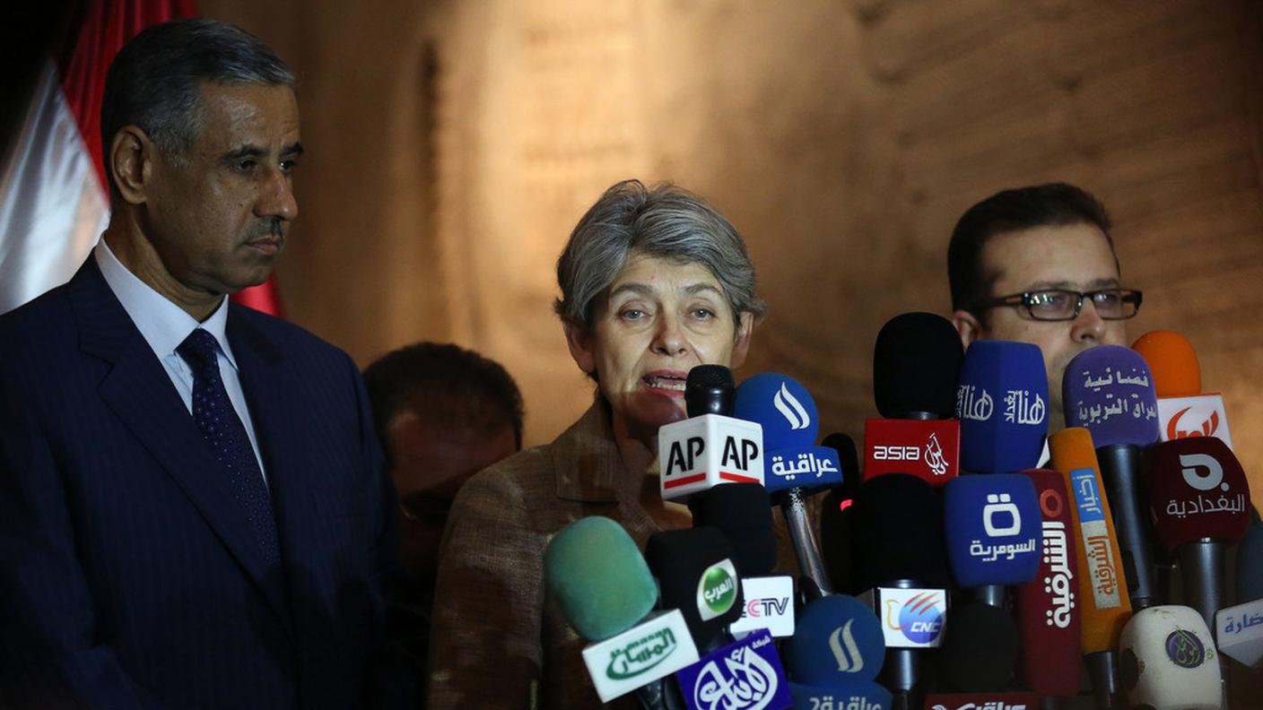 Irina Bokova in visita nella capitale irachena