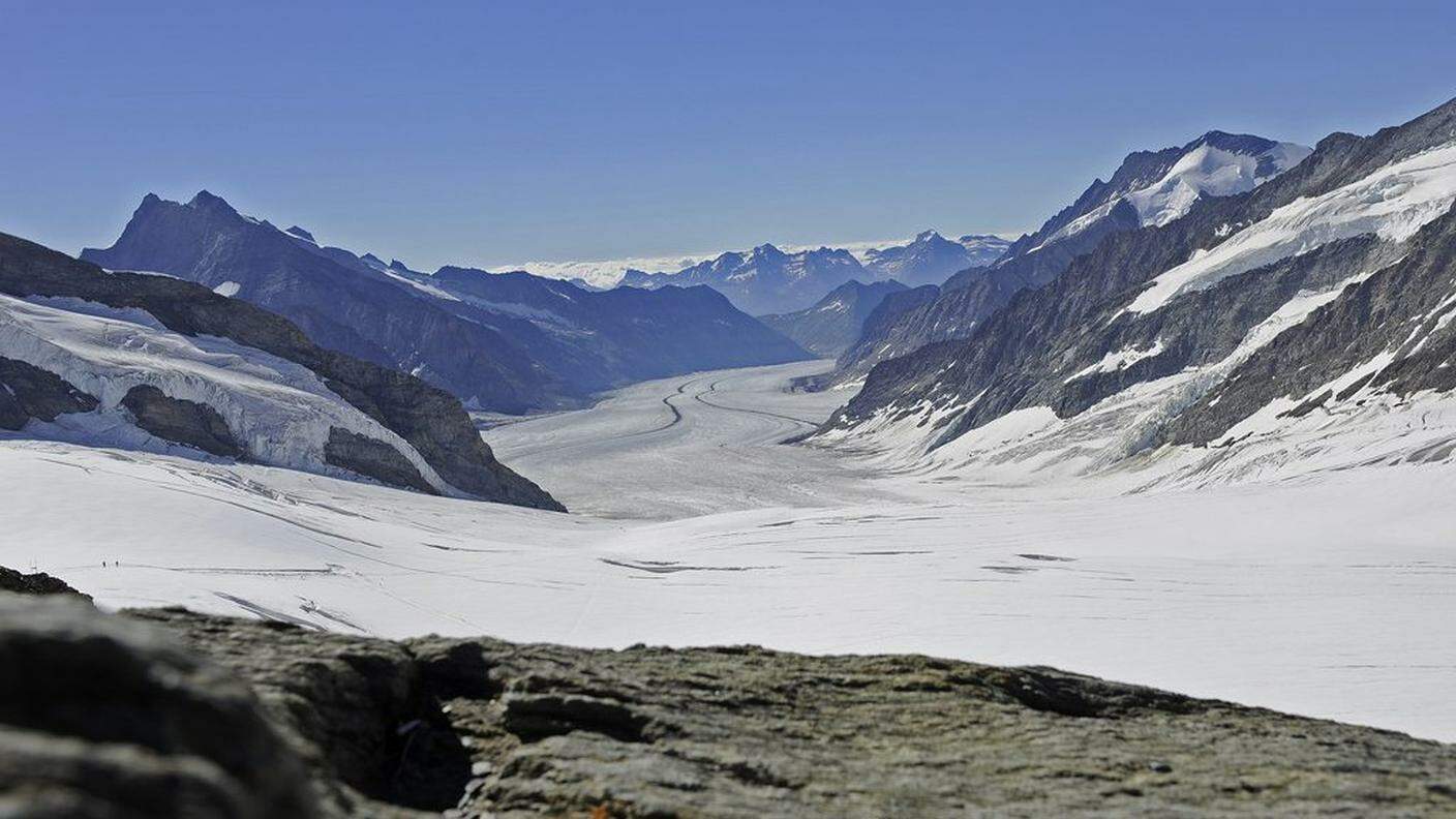 L'Aletsch come altri ghiacciai potrebbe sparire entro la fine del 21esimo secolo