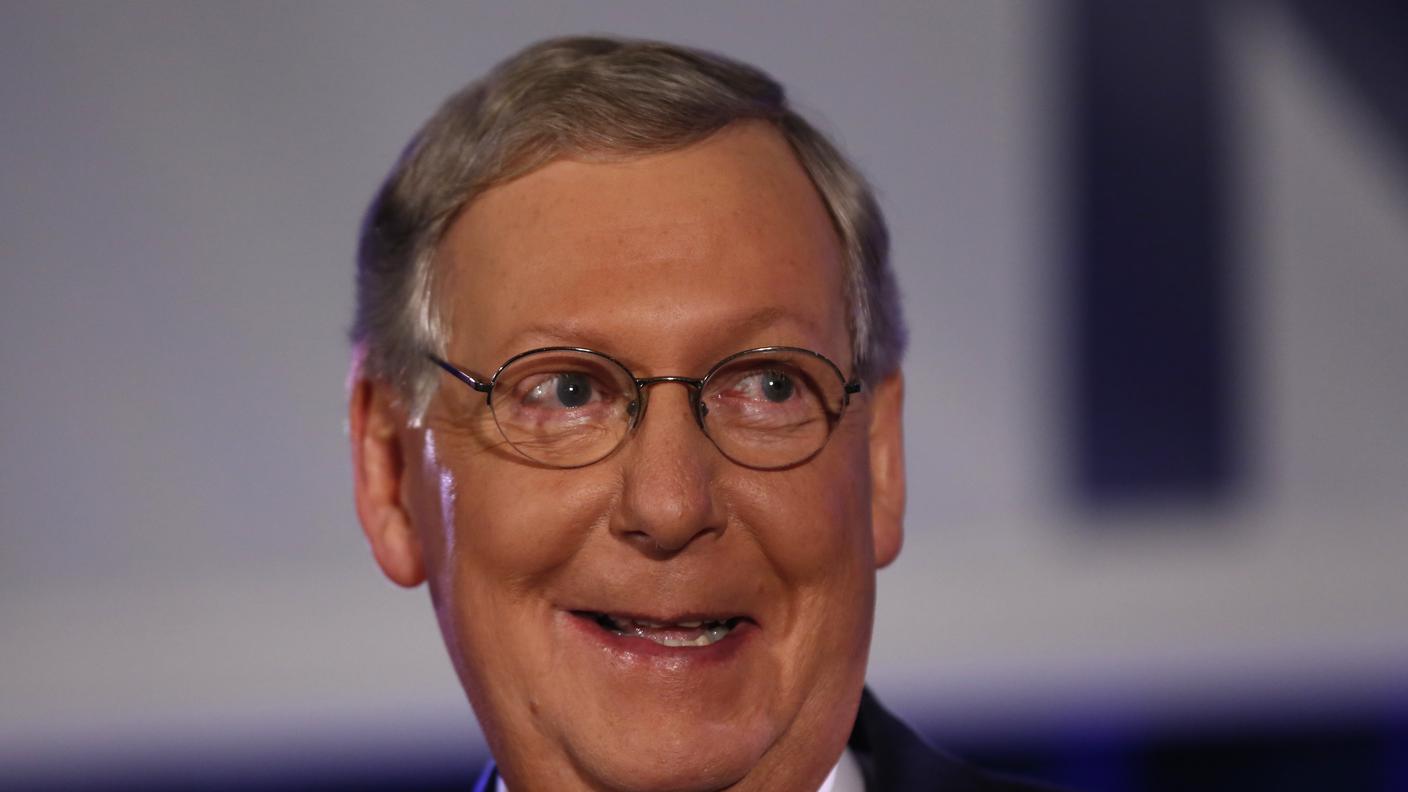  Il nuovo leader del Senato, il repubblicano Mitch McConnell