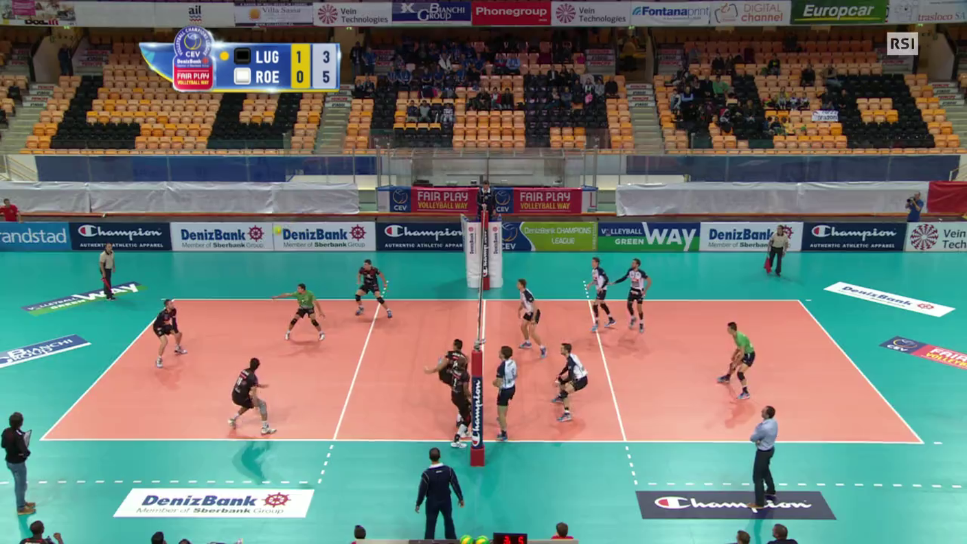 Pallavolo, il servizio su Lugano - Roeselare (05.11.2014)