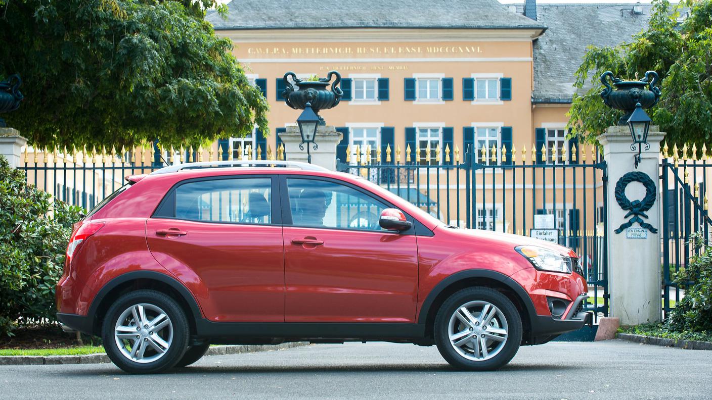 Il design compatto e filante del nuovo SssangYong Korando