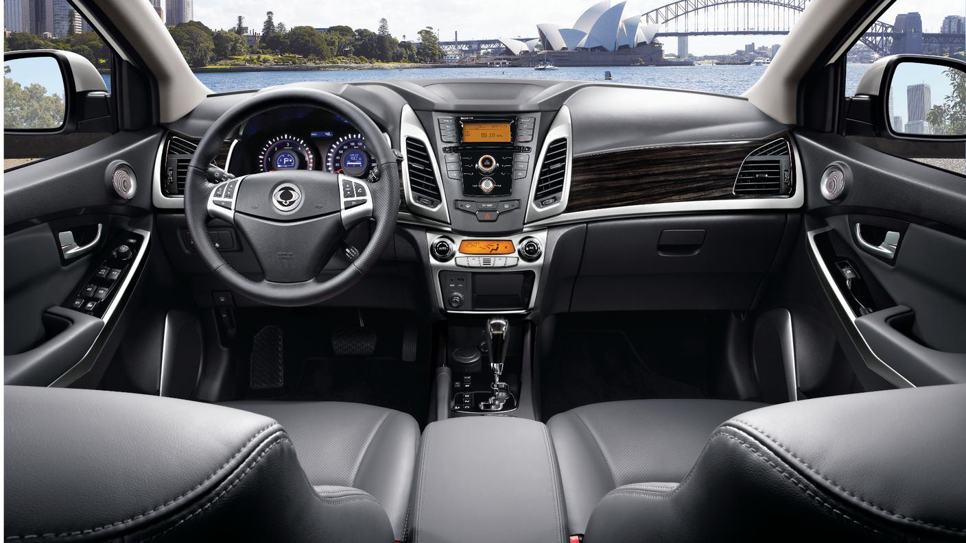 Gli interni del SsangYong Korando ultima serie