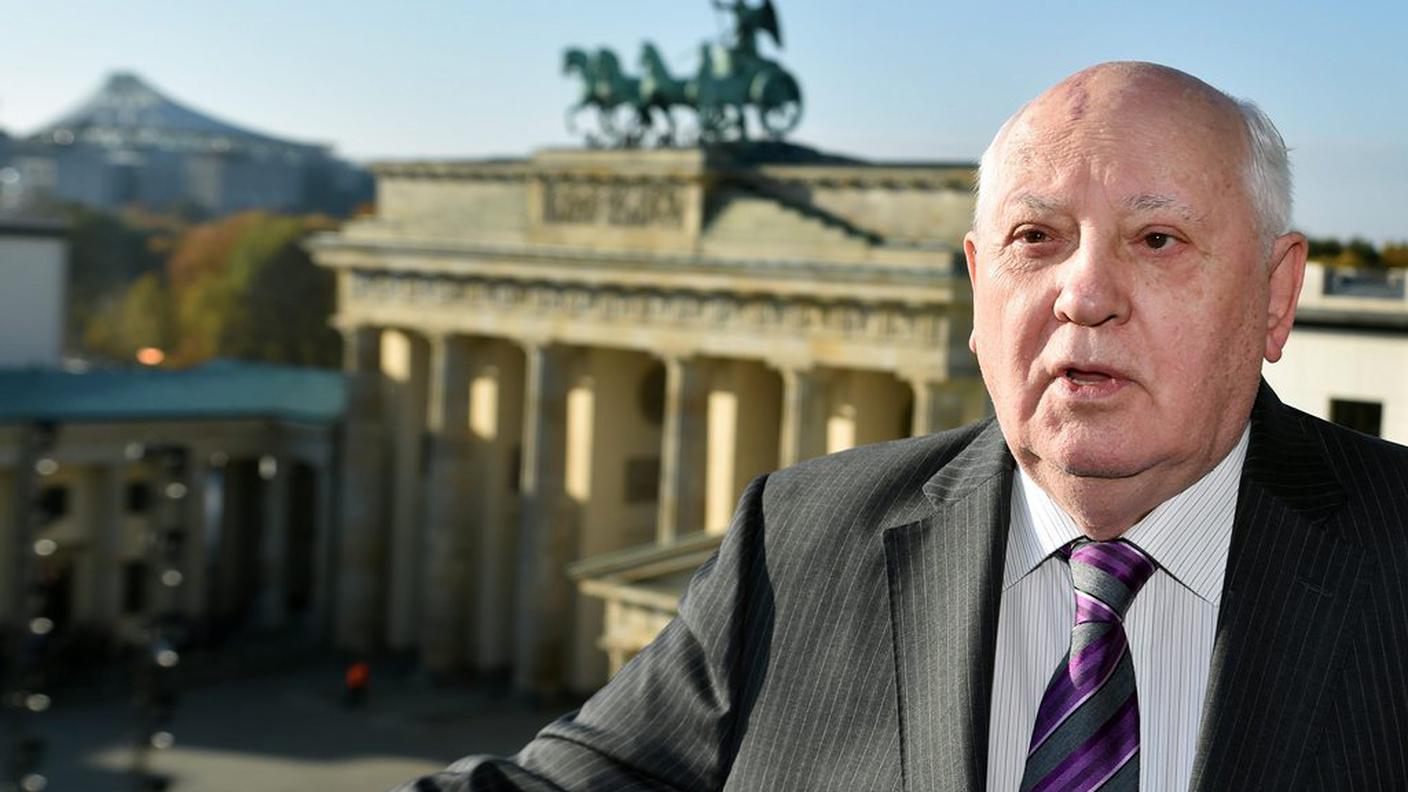 Gorbaciov in un'immagine scattata sabato a Berlino