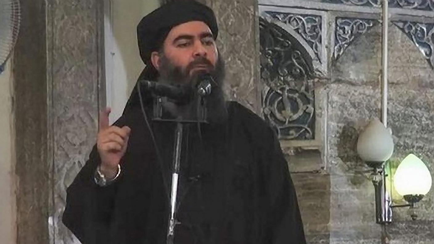 Una foto di Abu Bakr al Baghdadi risalente all'estate scorsa