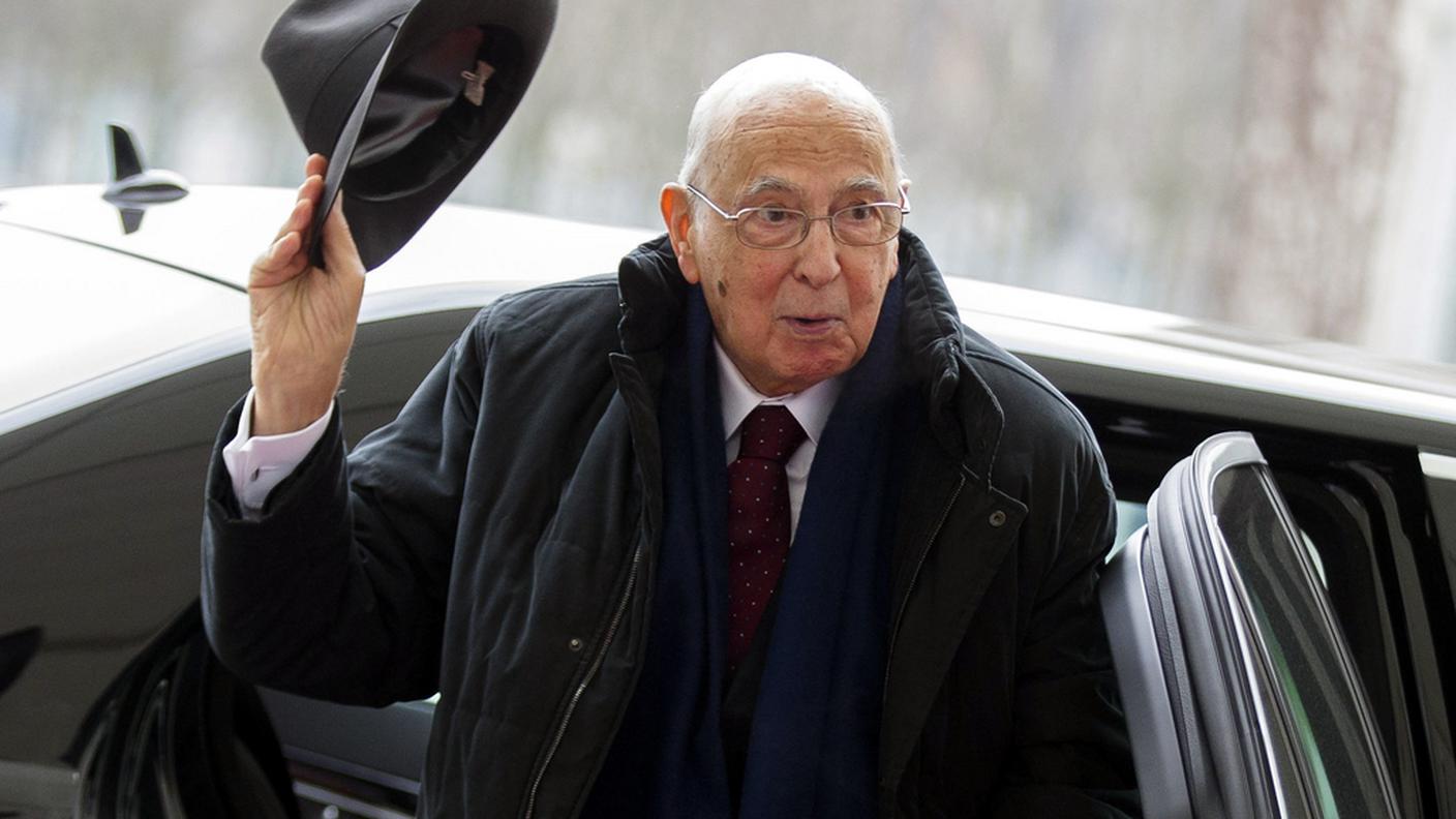 Napolitano ha ricordato che deciderà lui quando andarsene