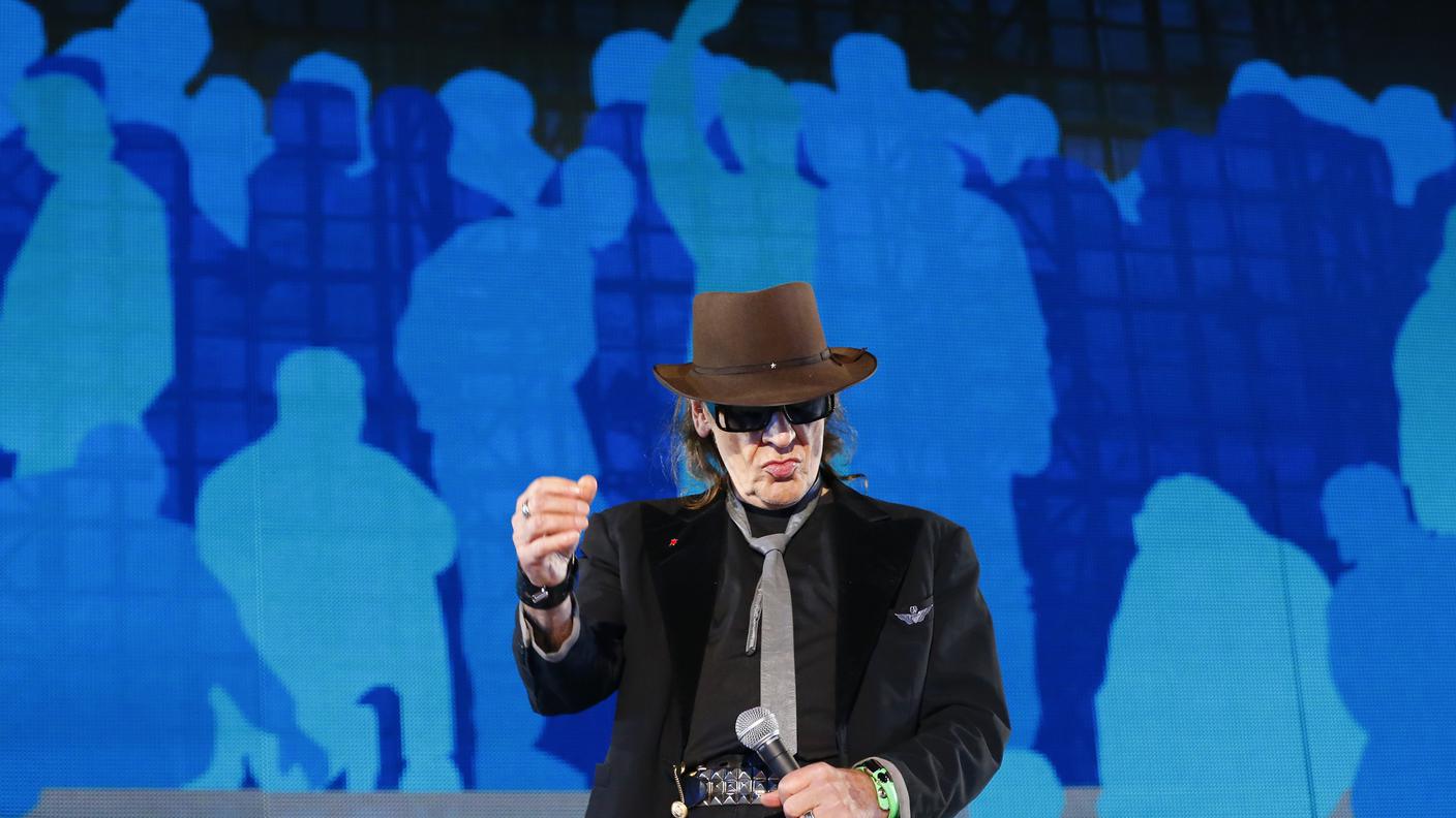 C'era anche il rocker Udo Lindenberg