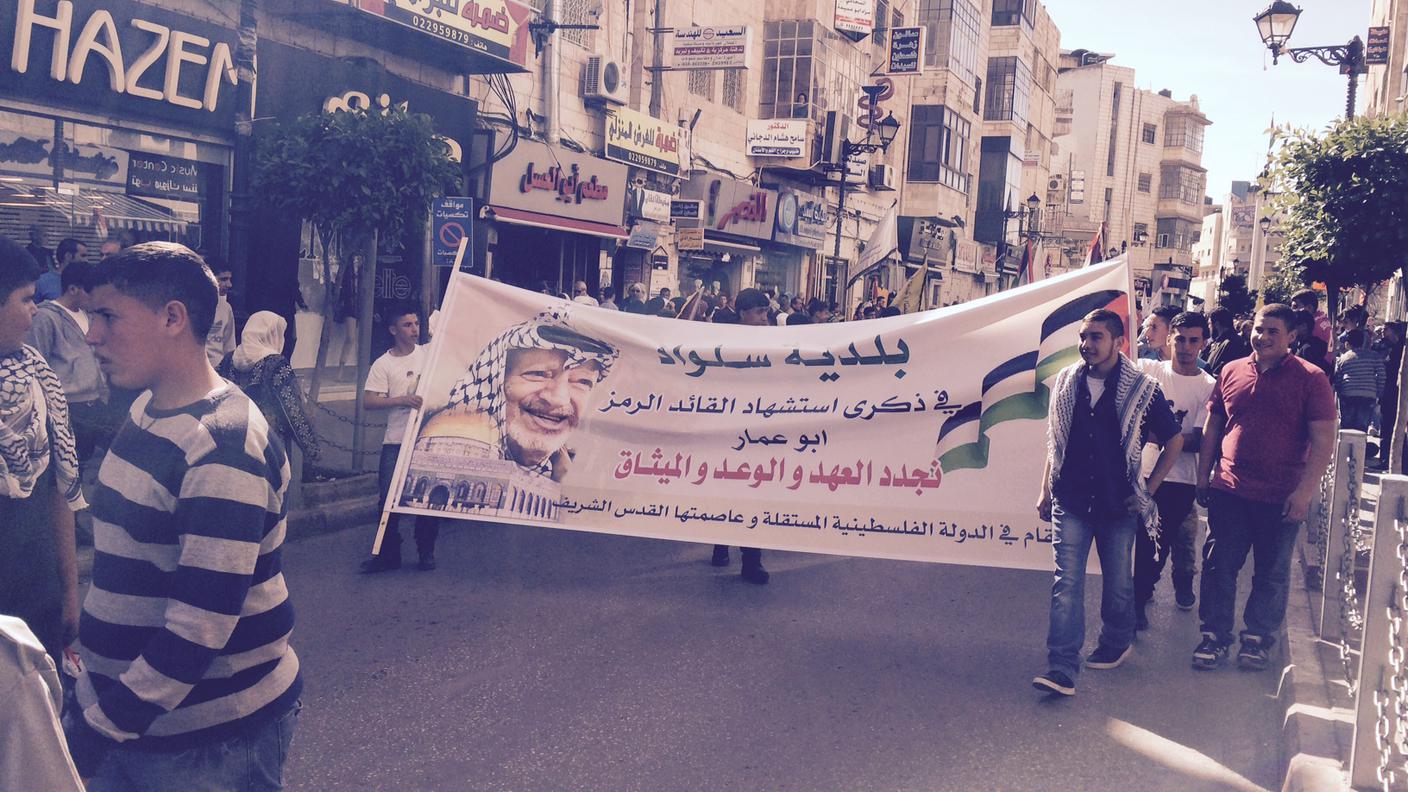 Nelle strade di Ramallah