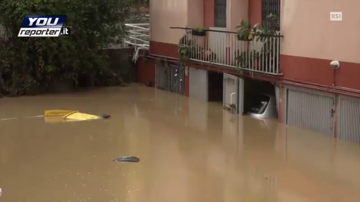 Chiavari sott'acqua