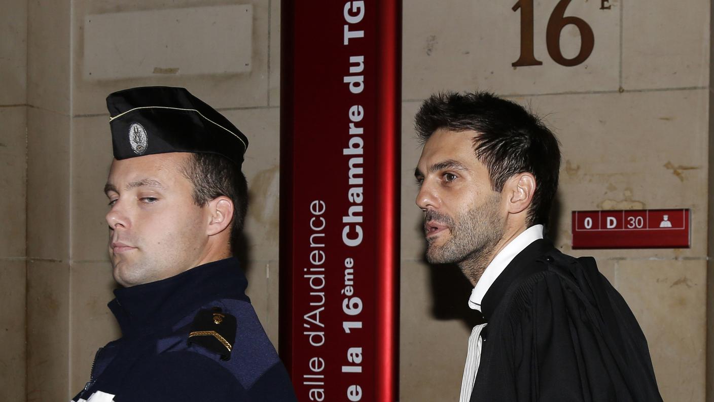 Pierre Darkanian, l'avvocato di Moreau, davanti all'aula