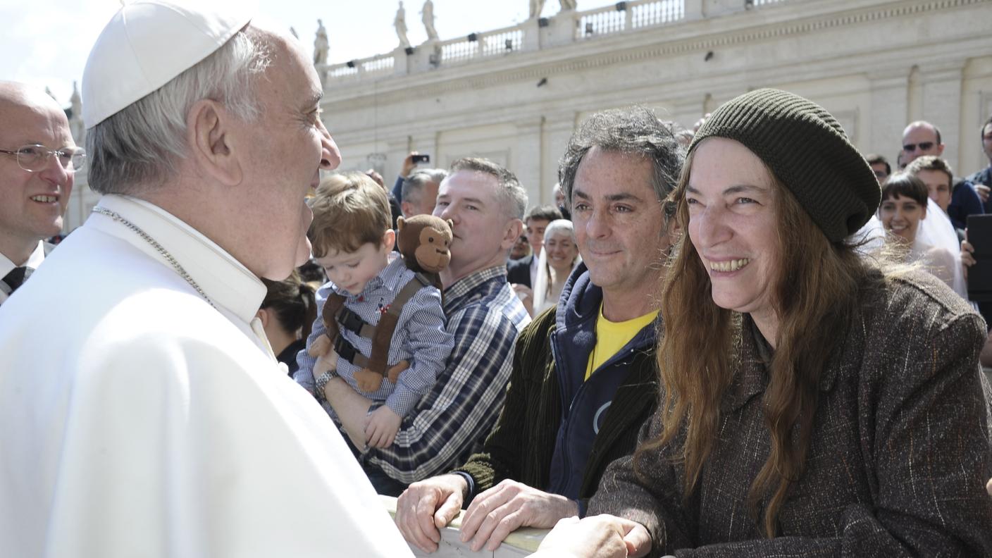 "Sogno di suonare per lei, Santità", ha detto la Smith