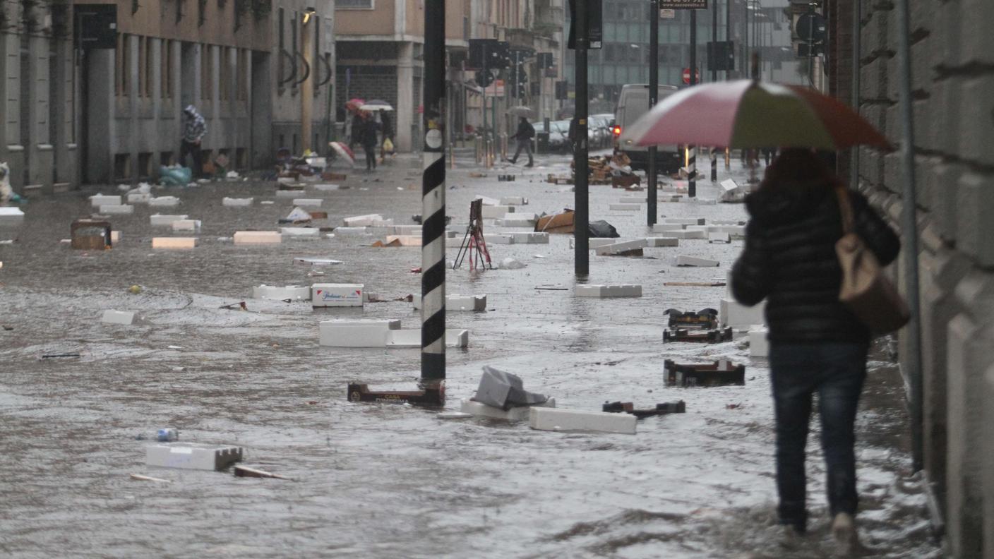 Milano va sott'acqua 