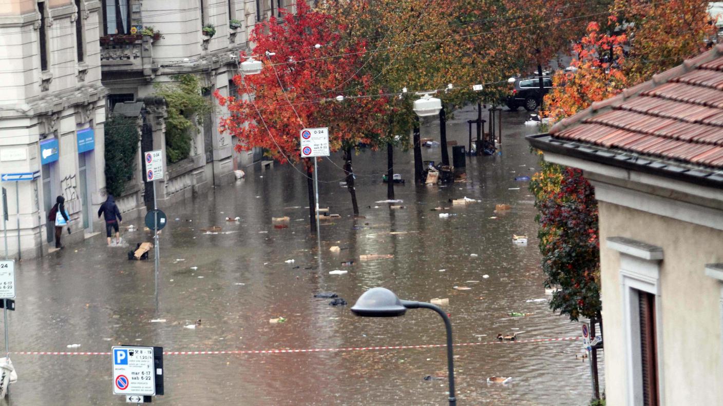 Acqua alta a Milano