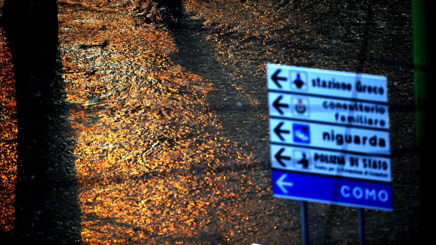 Viabilità bloccata in città