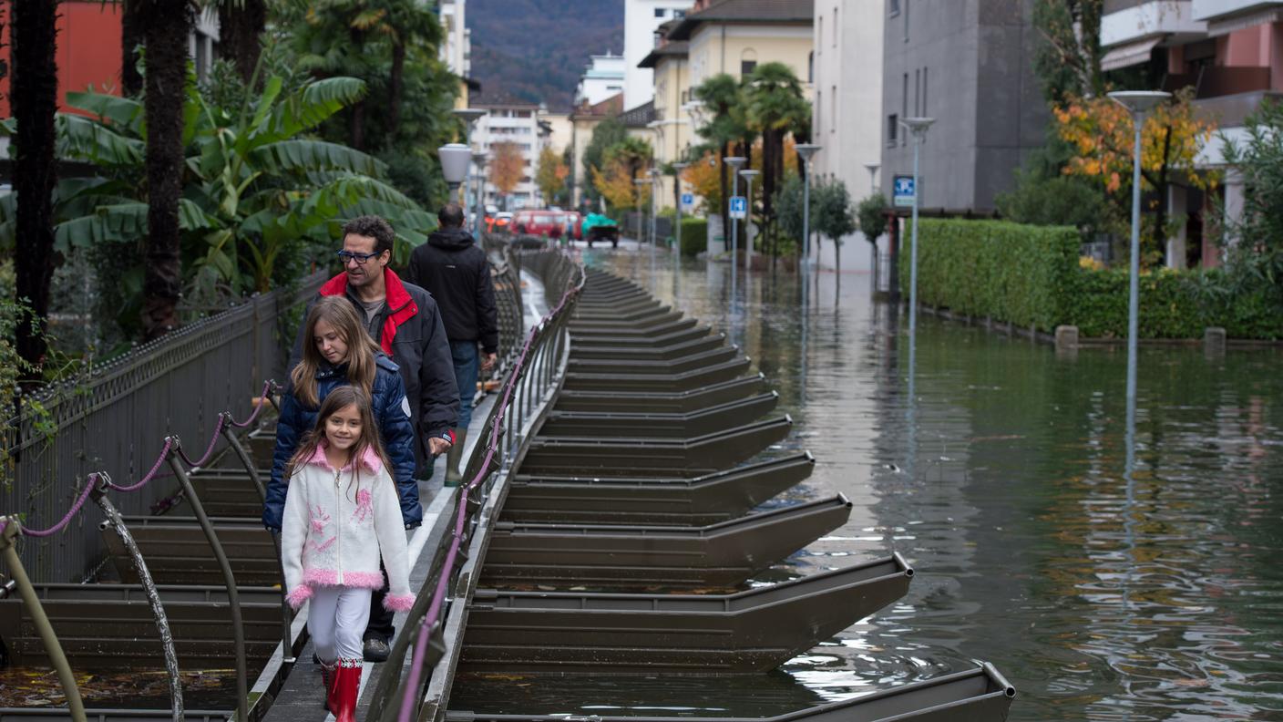 Sulle passerelle a Locarno