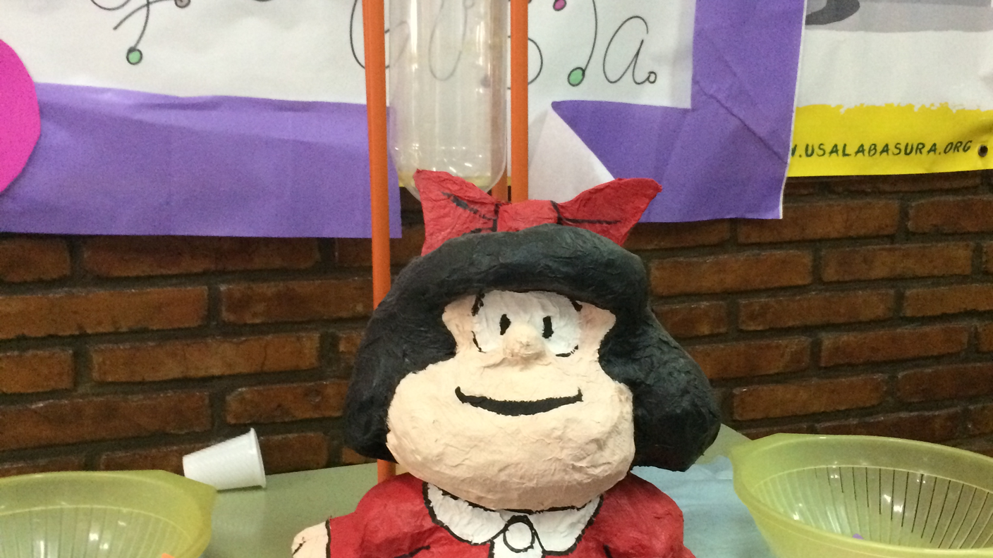 Un pupazzo di Mafalda