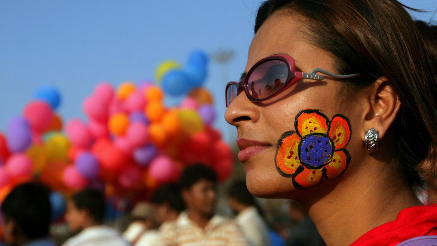 Febbraio 2014, manifestazione a Calcutta contro la violenza sulle donne - Archivio