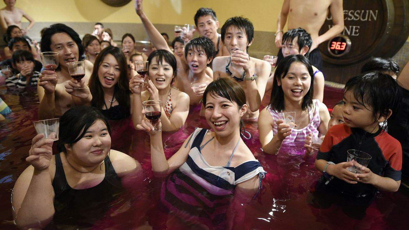 Giappone, il bagno nel Beaujolais Premier