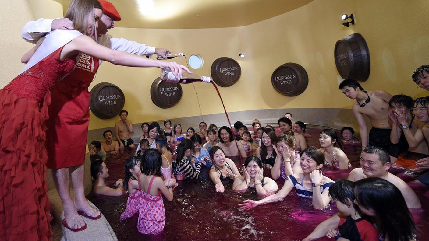 Giappone, il bagno nel Beaujolais Premier