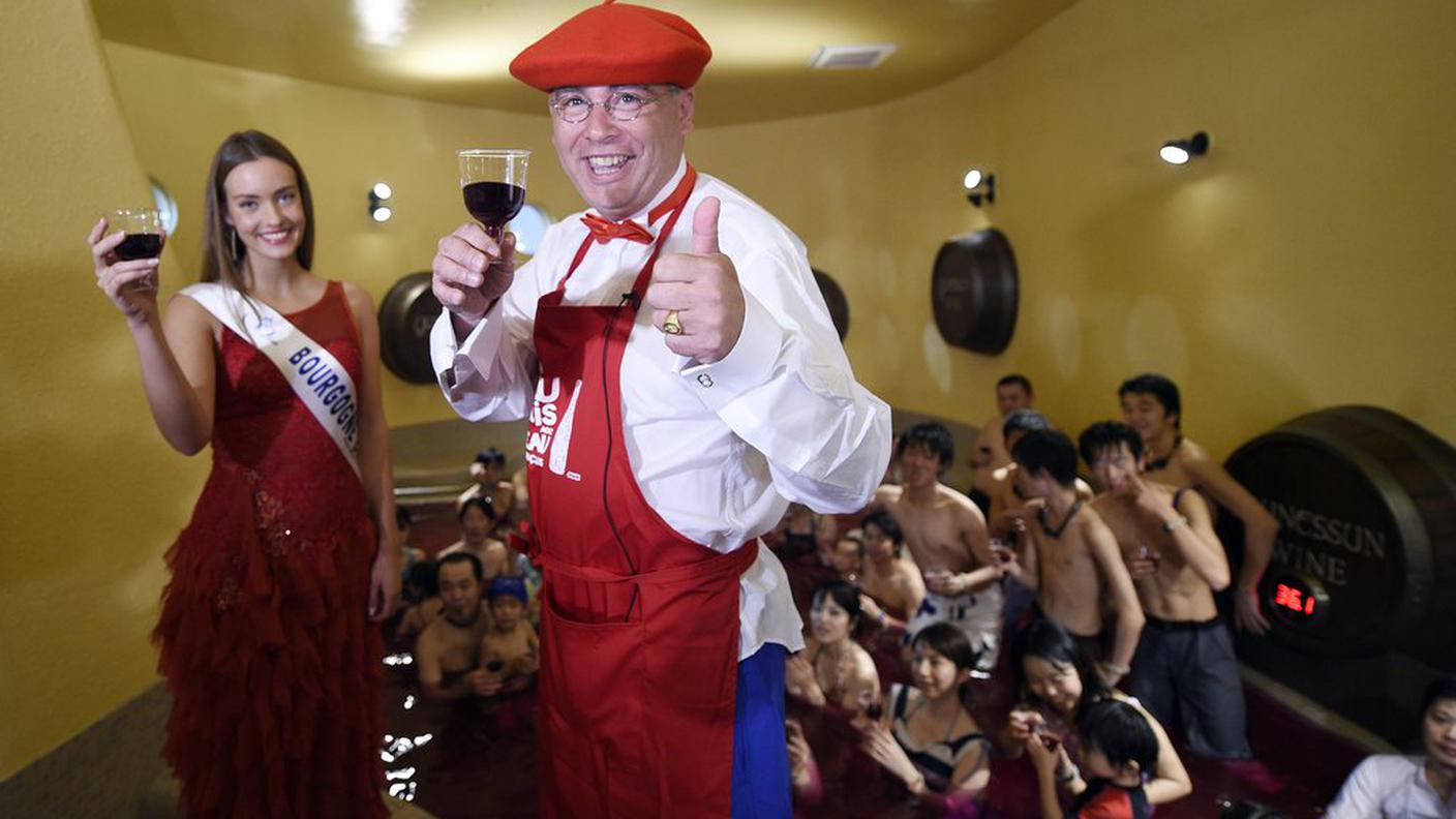 Giappone, il bagno nel Beaujolais Premier