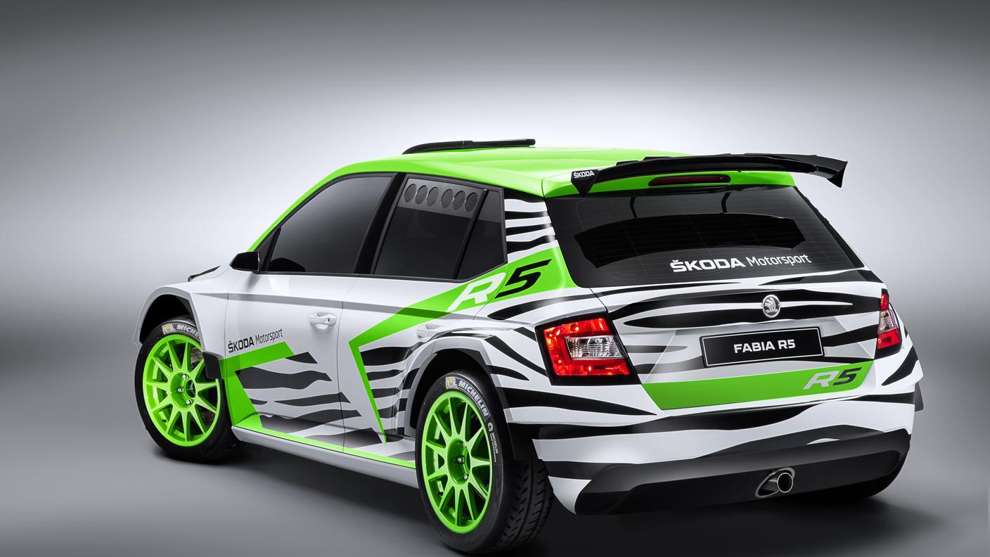 Il grintoso prototipo della Skoda Fabia R5 da rally Skoda.jpg