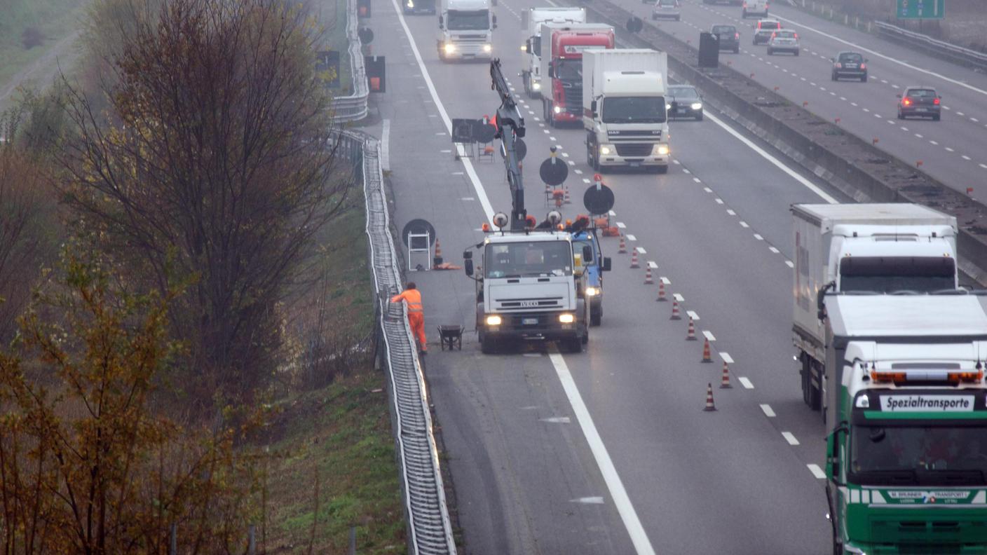 A mezzogiorno la circolazione era ancora parzialmente bloccata