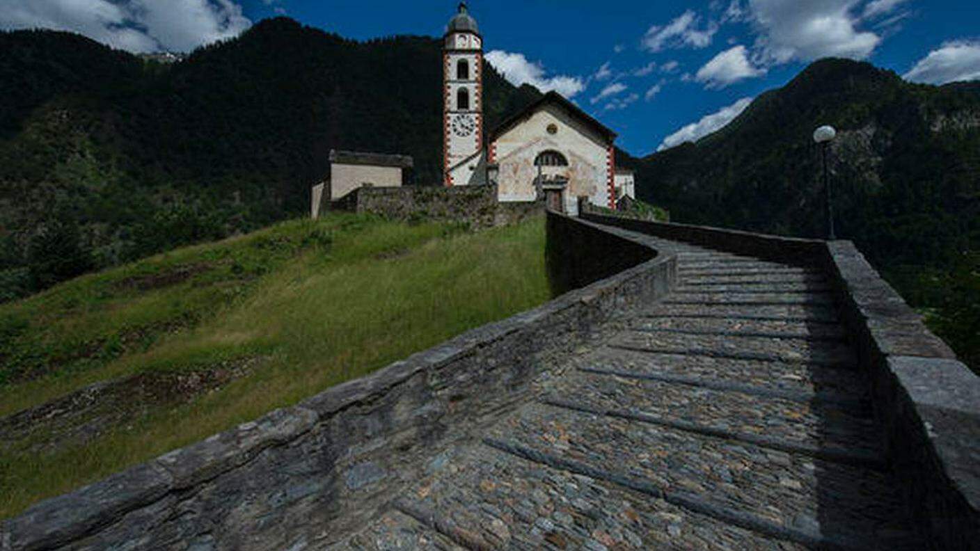La chiesa di San Martino a Soazza