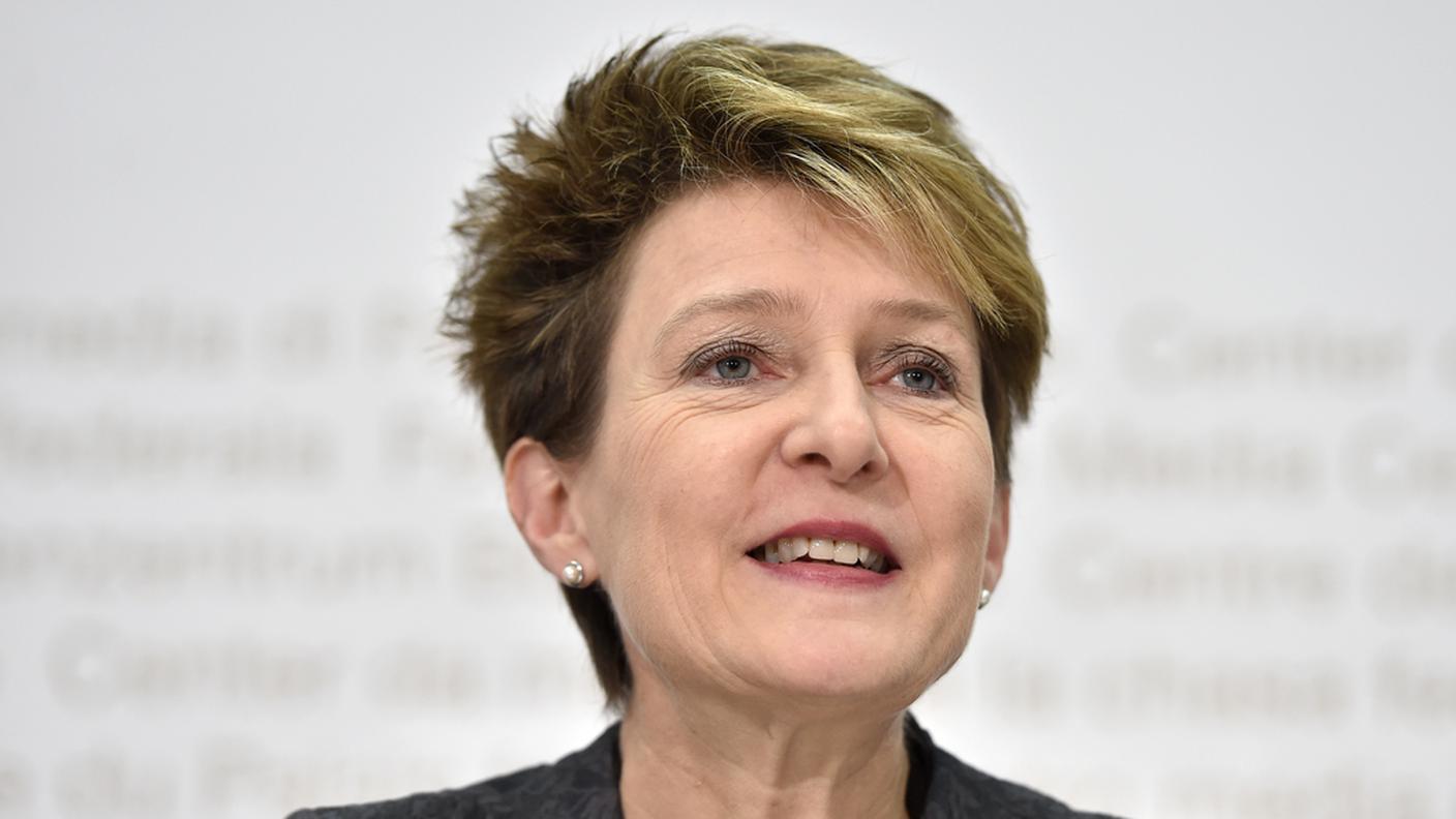 Simonetta Sommaruga, direttrice del Dipartimento giustizia e polizia