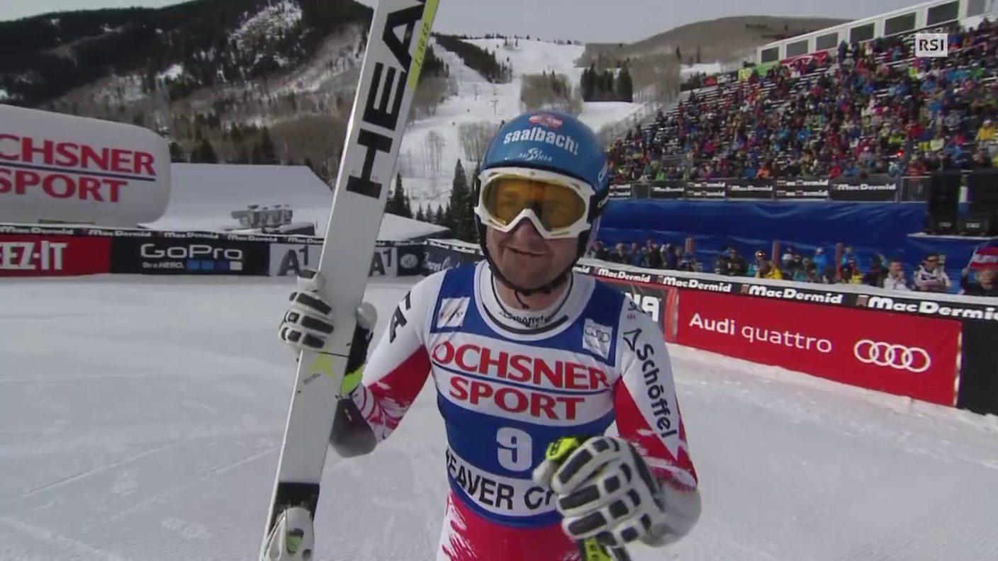 Super G di Beaver Creek, la discesa di C.Janka (06.12.2014)
