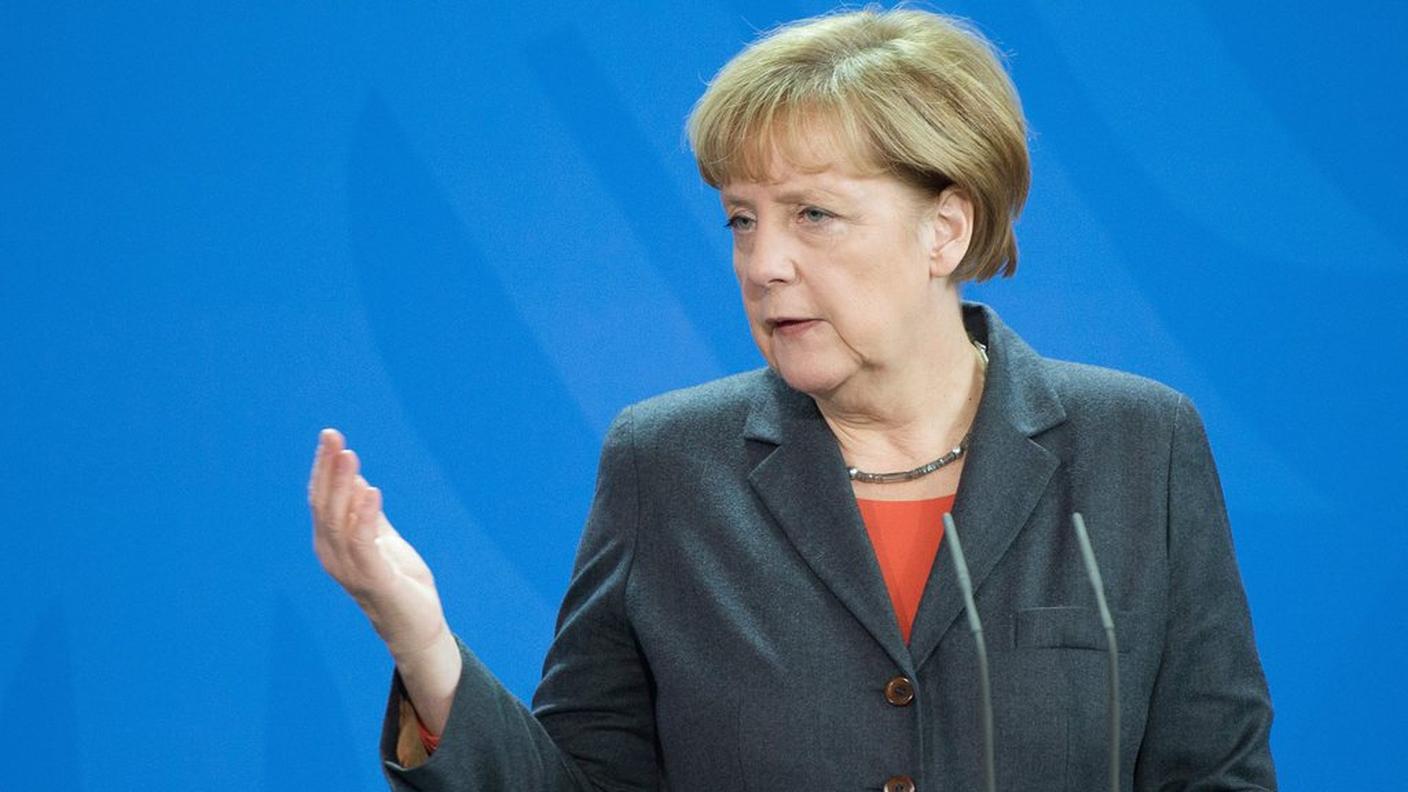 La cancelliera tedesca Angela Merkel 