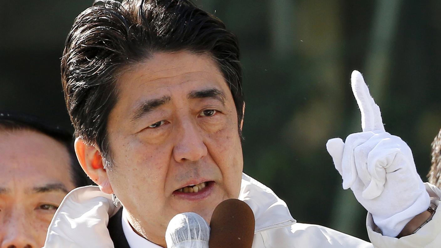 Il primo ministro giapponese Shinzo Abe
