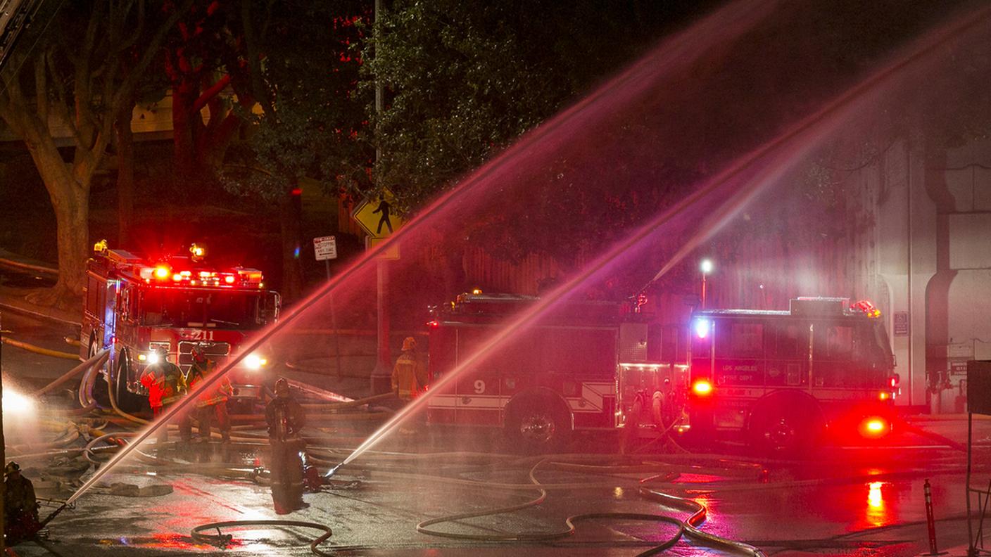 "Un incendio senza precedenti"