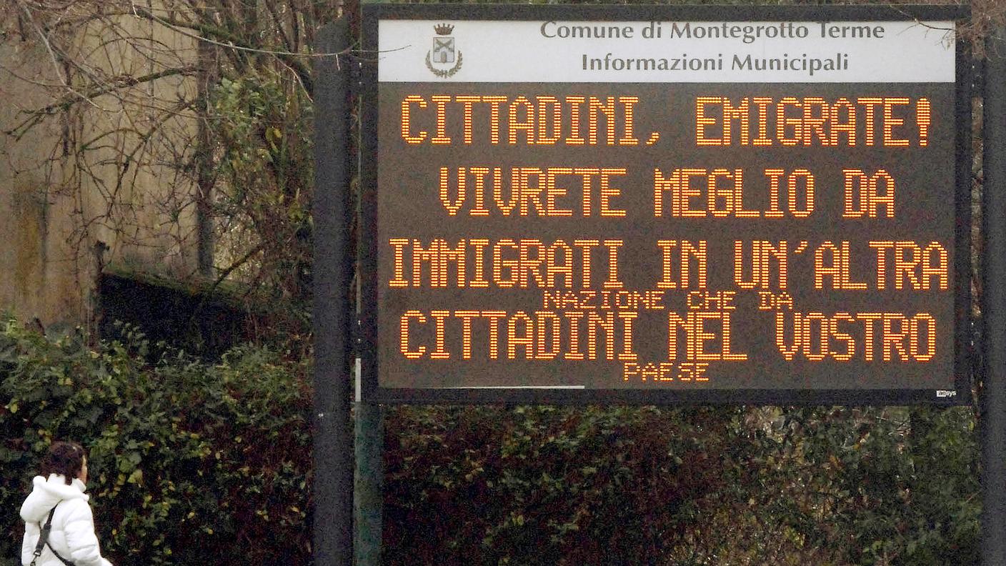 Un protesta nel Norditalia risalente al 2007