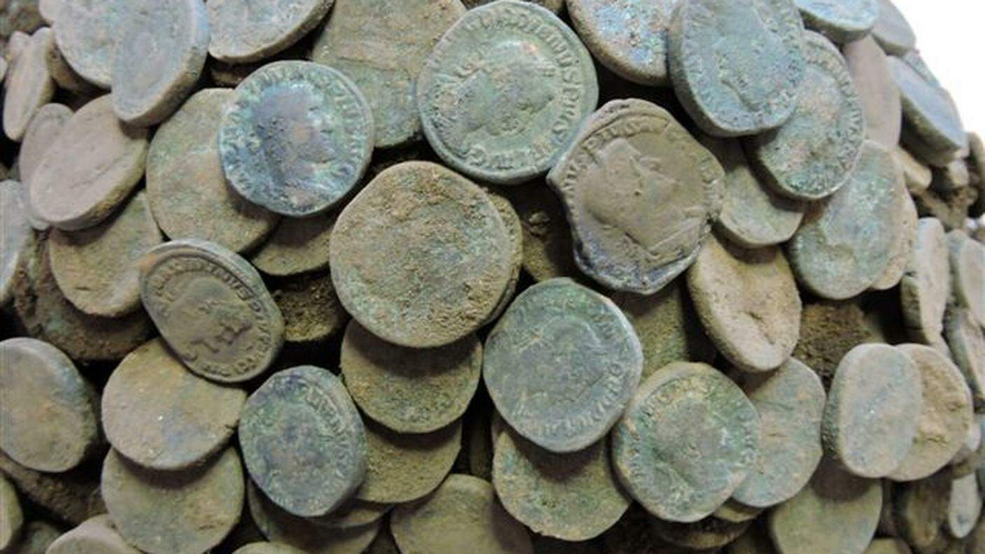Sono monete del II-III secolo d.C.