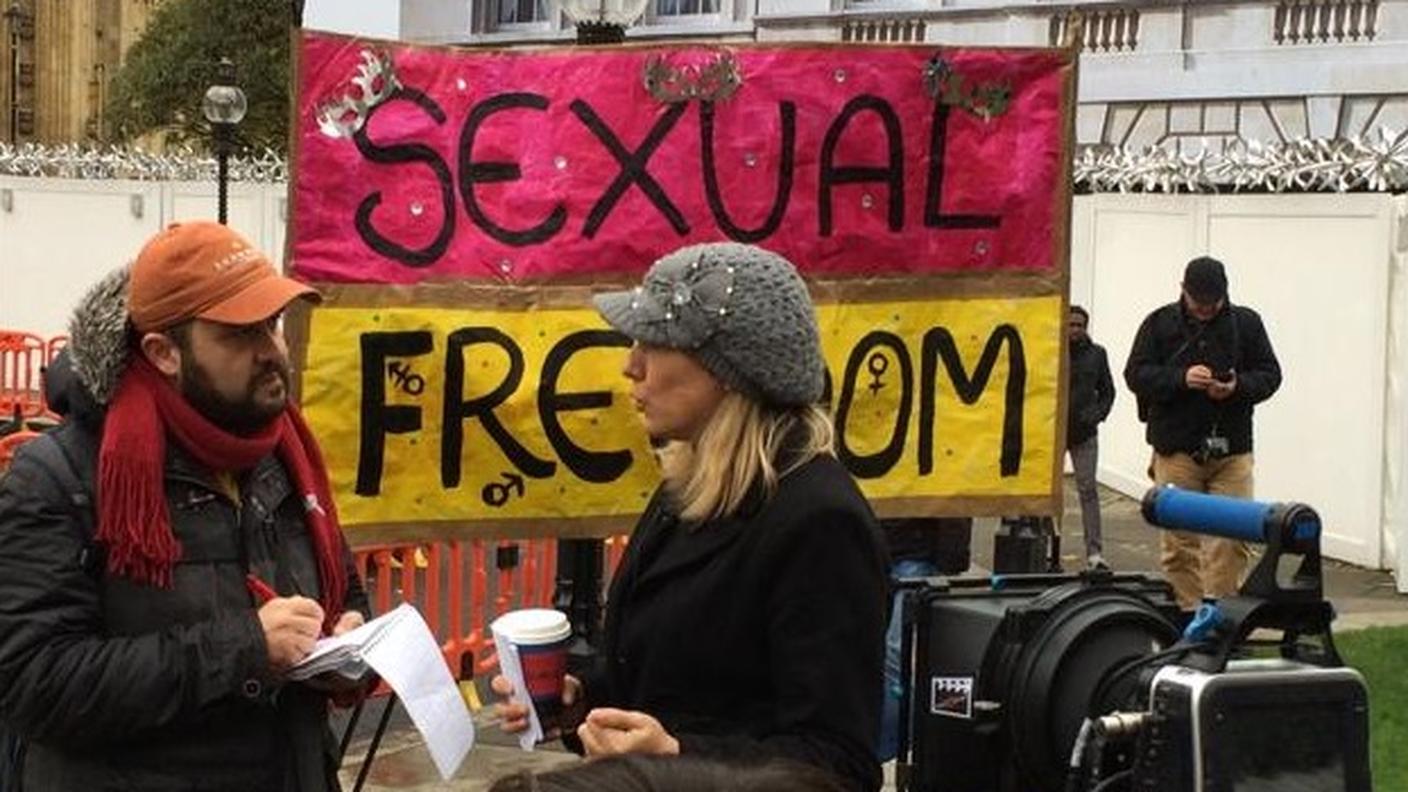 Una manifestazione in favore della libertà sessuale