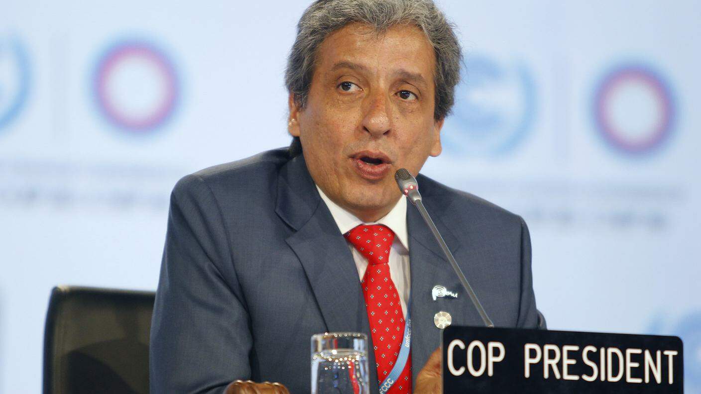 Il ministro peruviano dell'Ambiente, Manuel Pulgar Vidal