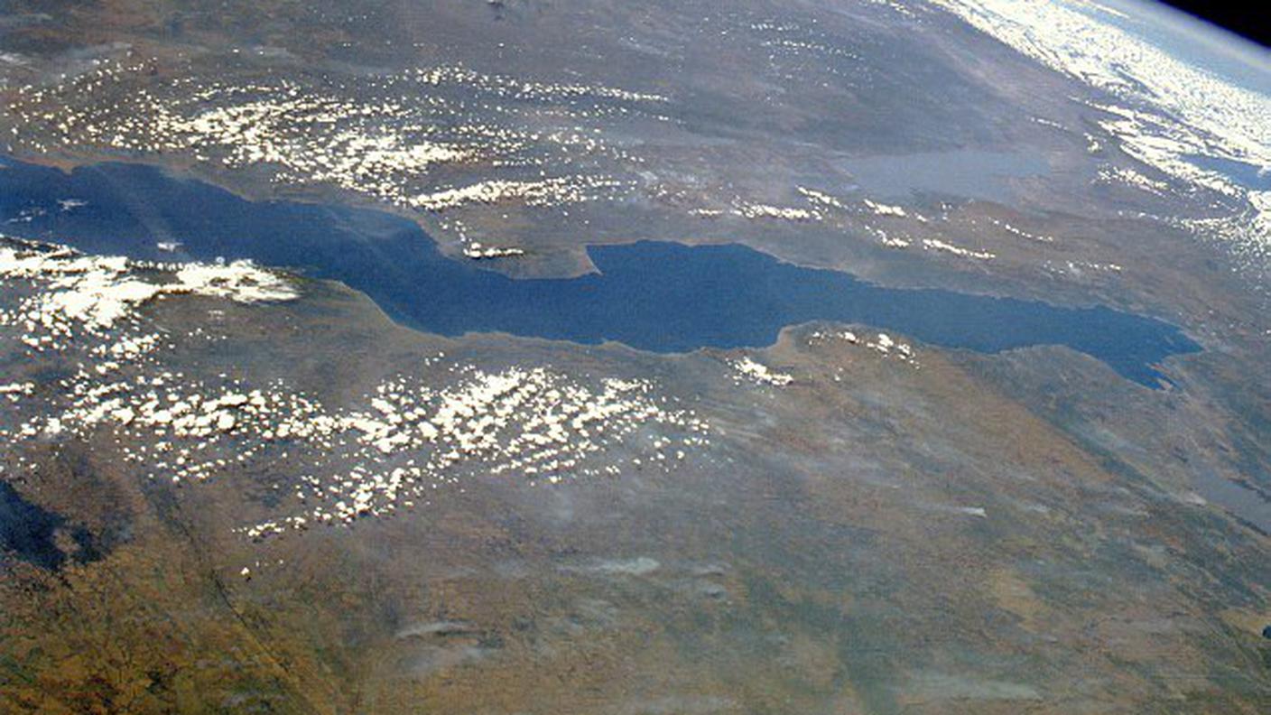 Il Lago Tanganica dallo spazio