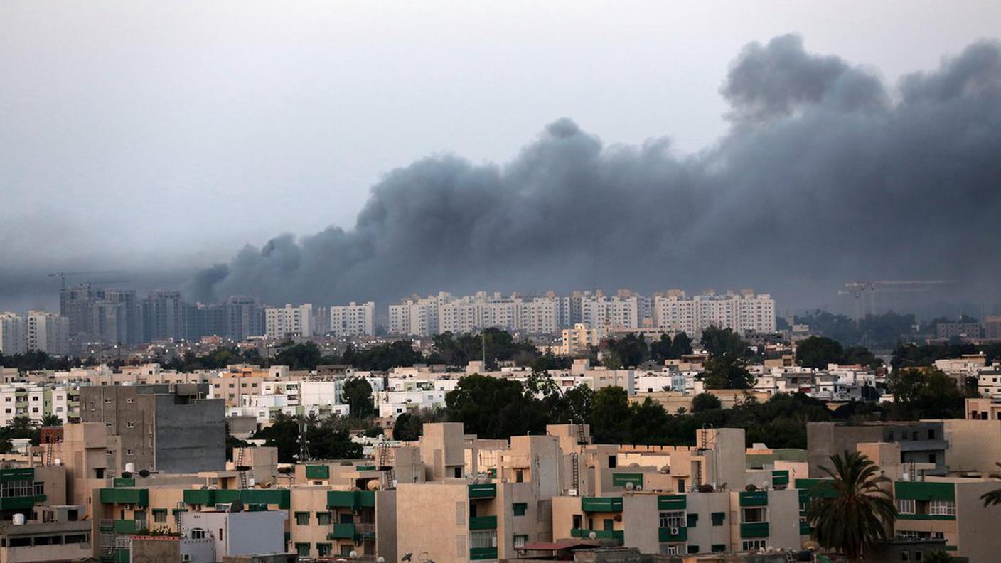 Bombardamenti a Tripoli, controllata dai ribelli