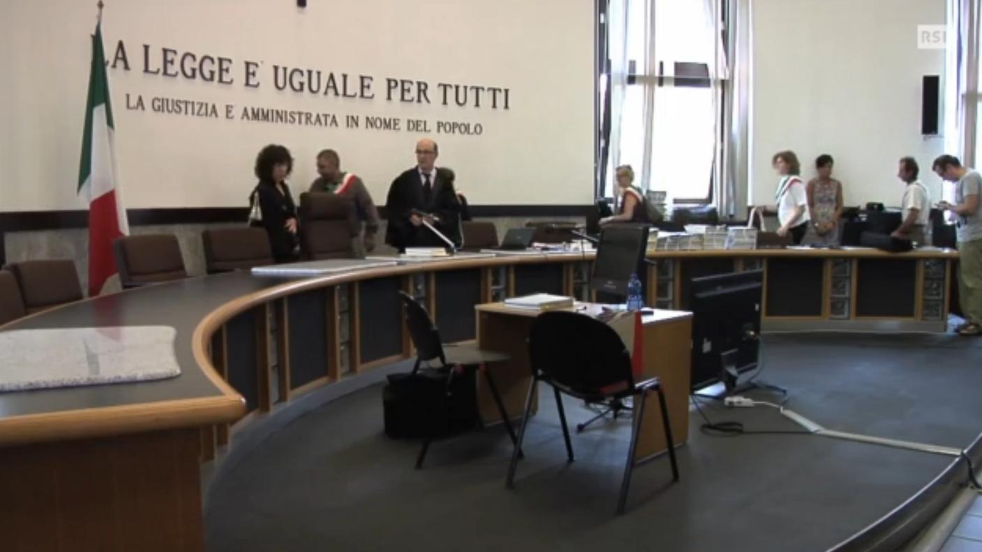 L'aula dove si è svolto il dibattimento
