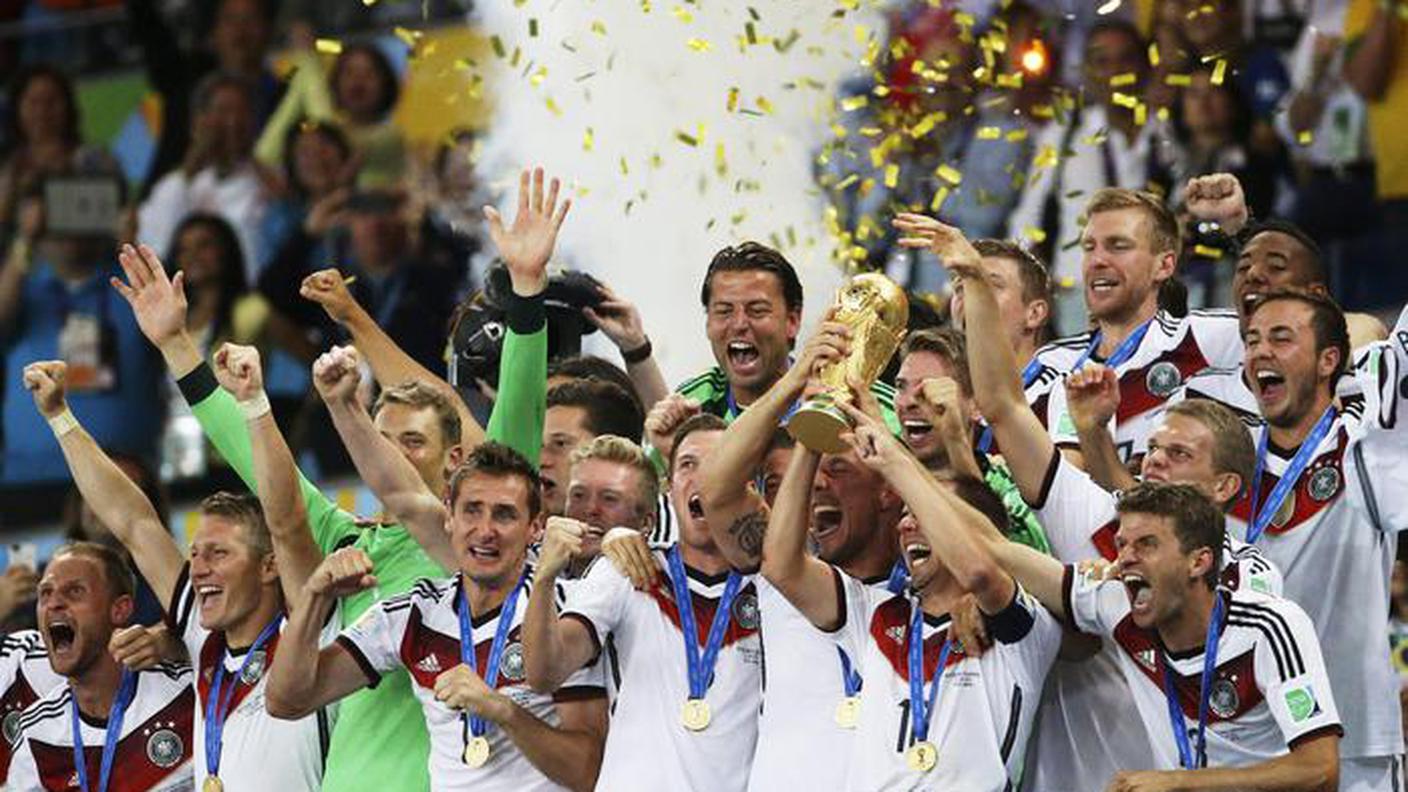 La Germania campione del mondo in Brasile