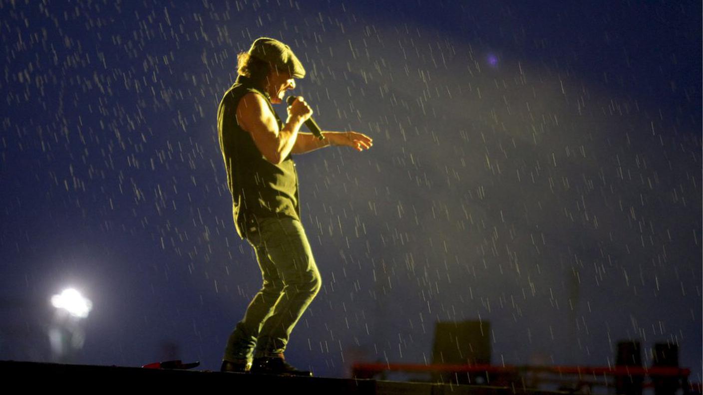 Il cantante Brian Johnson nel 2010 in Austria