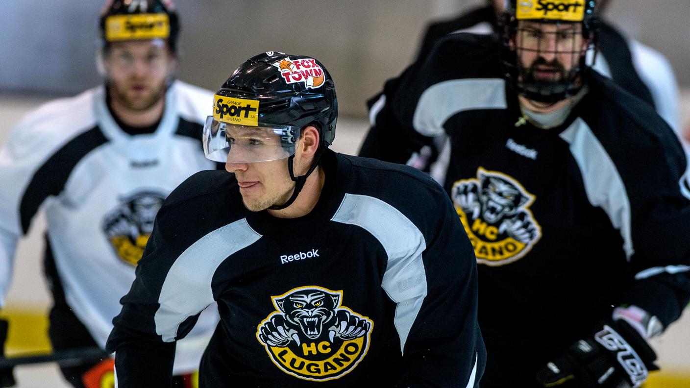 Primo allenamento Damien Brunner