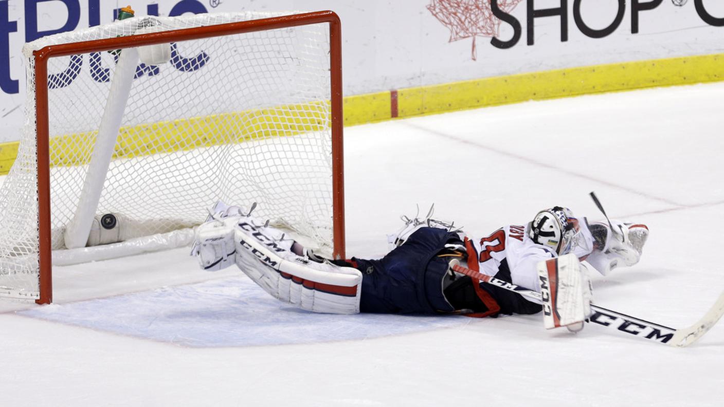 Il gol decisivo subito da Braden Holtby