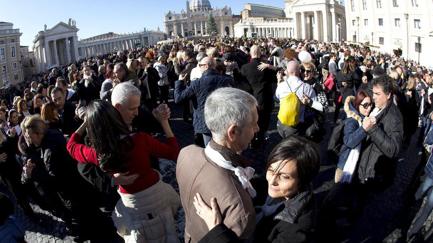 I ballerini sono venuti da tutta Italia e dall'estero