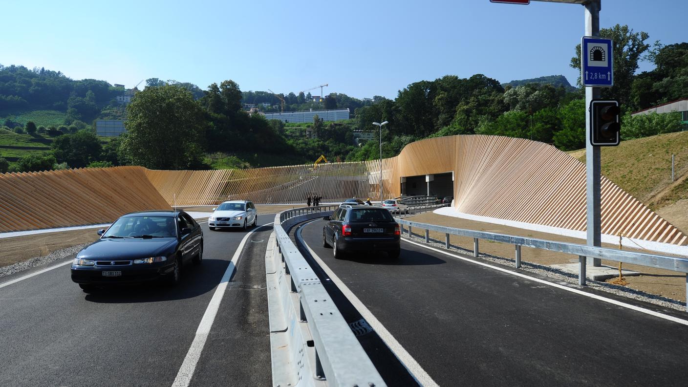Sarà completato il raccordo fra lo sbocco del tunnel e Via Sonvico