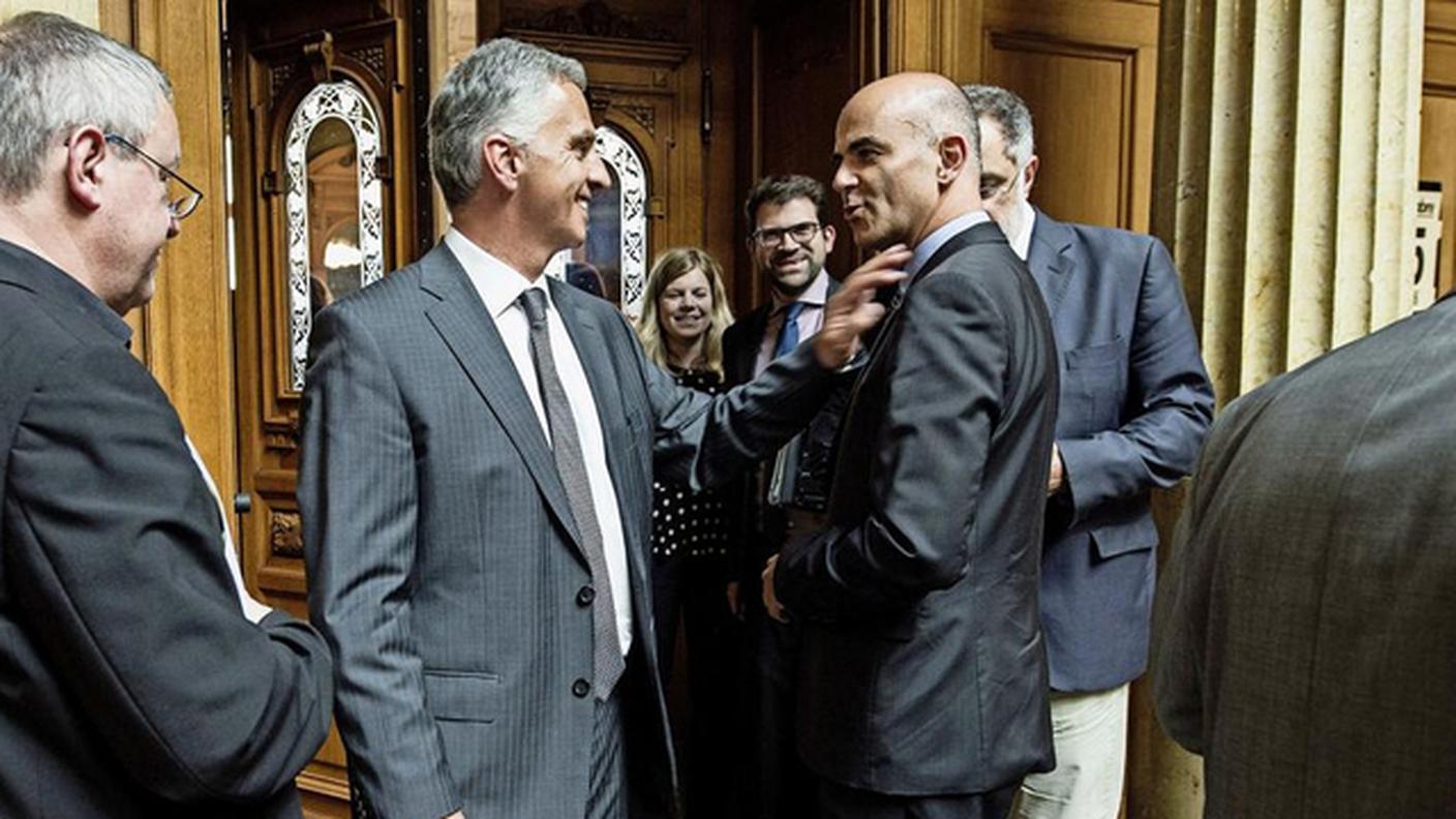 Didier Burkhalter e Alain Berset 