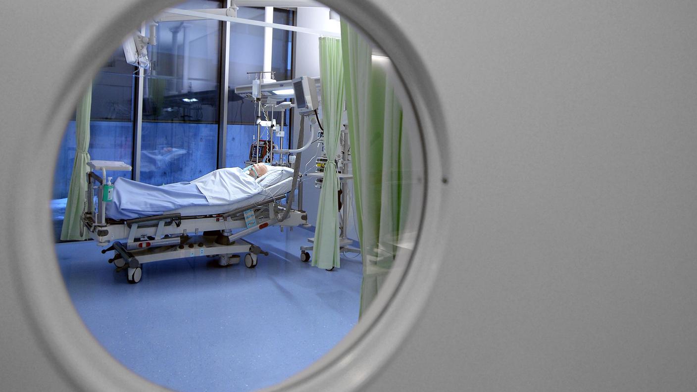 Una delle stanze dell'Ospedale La Carità di Locarno, dove un chirurgo, attraverso una rete di complici, fatturava anche se non operava