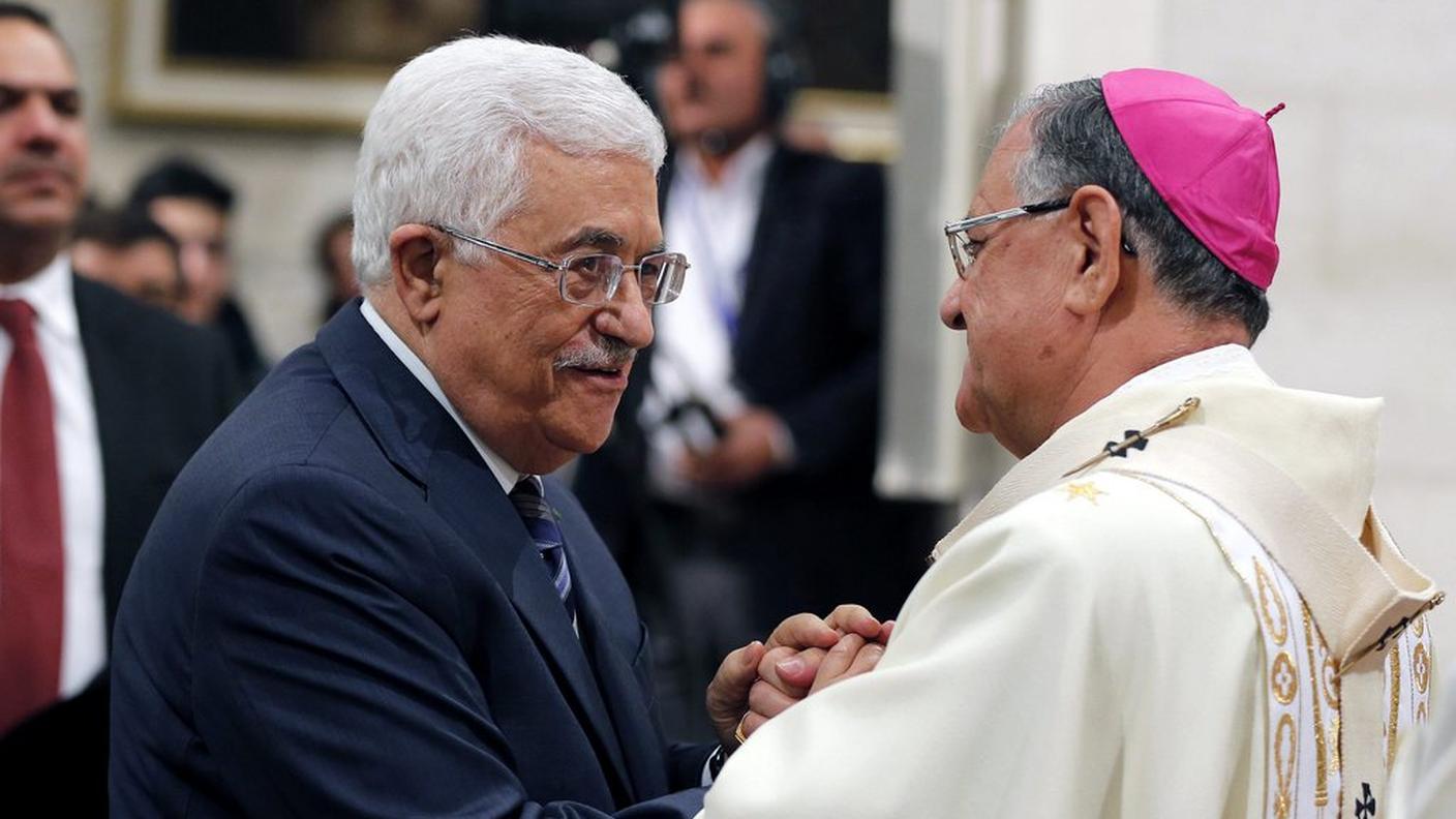 Presente come ogni anno il presidente palestinese Mahmud Abbas