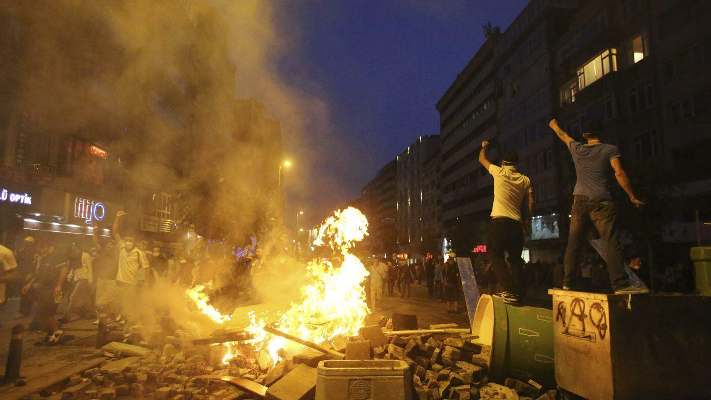 Istanbul, le proteste antigovernative del giugno 2013 presso Gezi Park