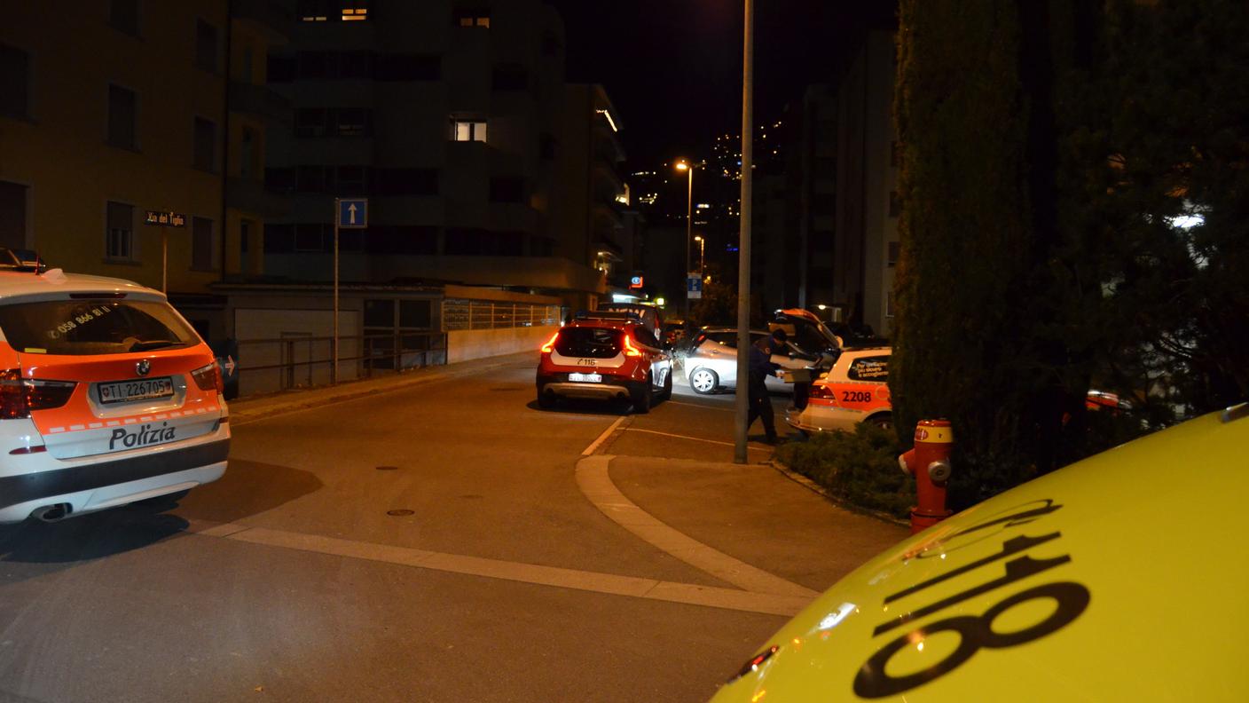 Sul posto anche polizia cantonale e comunale per i rilievi del caso