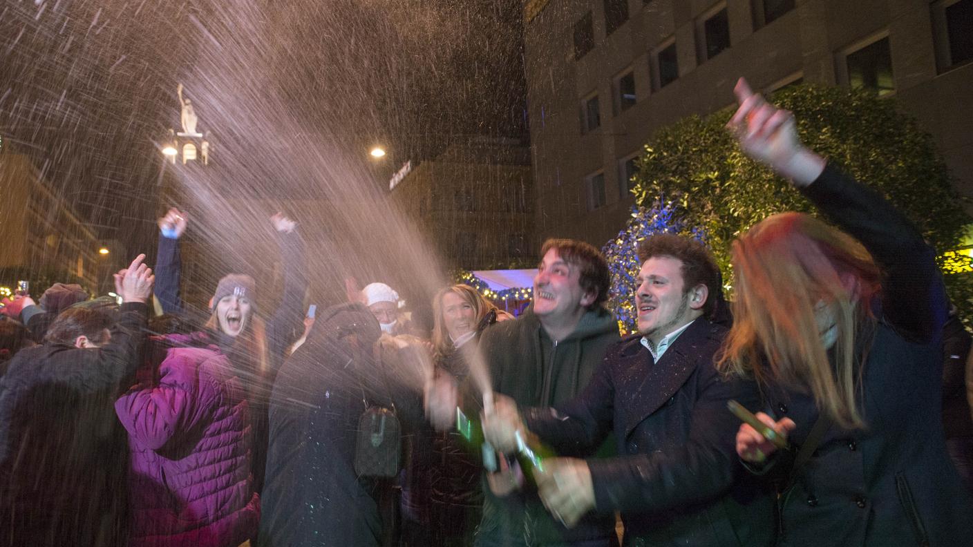 Veglione di Capodanno in Piazza Indipendenza, a Chiasso